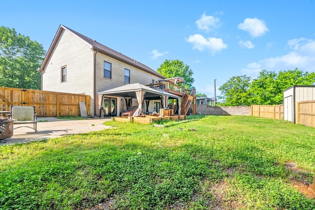 996 Gratton Rd, Clarksville, TN 37043 - rear view of house with a patio area