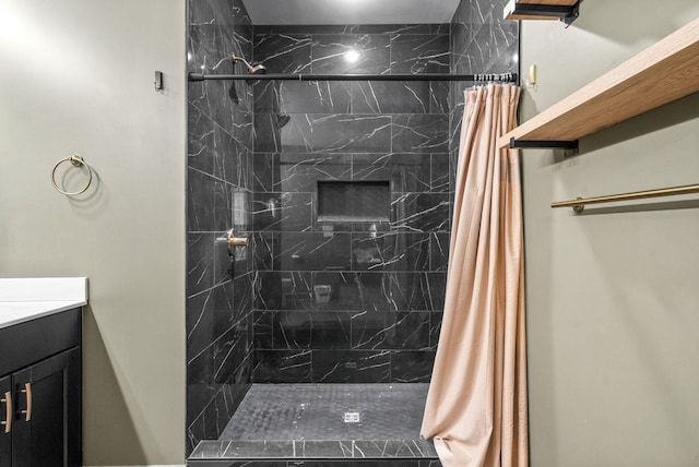 996 Gratton Rd, Clarksville, TN 37043 - bathroom with a stall shower and vanity