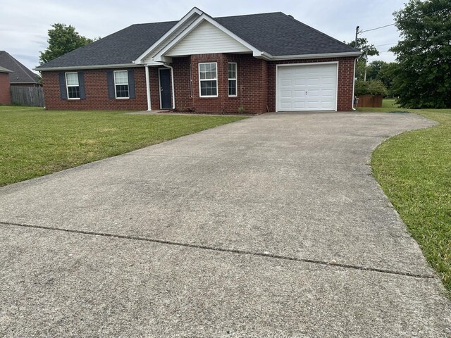 9104 Eddystone Ct, Smyrna, TN 37167 - single story home with brick siding, an attached garage, asphalt driveway, and a shingled roof