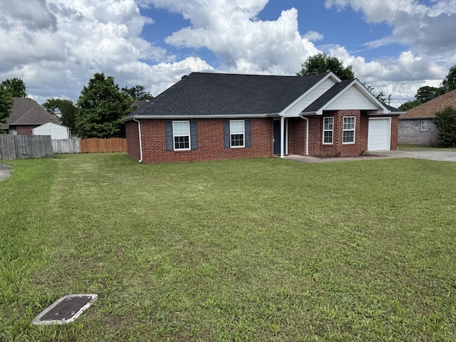 9104 Eddystone Ct, Smyrna, TN 37167 - view of front of home with brick siding, concrete driveway, a garage, and a shingled roof