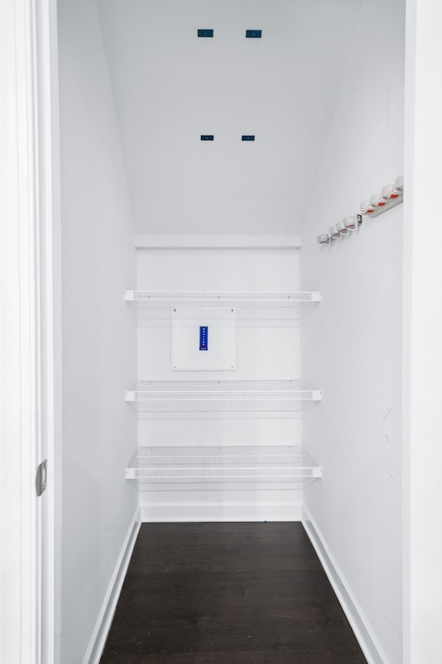 4085 Liberton Way, Nolensville, TN 37135 - walk in closet featuring lofted ceiling and wood finished floors