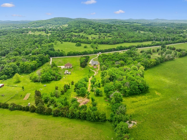 7575 Carthage Hwy, Lebanon, TN 37087 - aerial view of sparsely populated area with a mountain backdrop