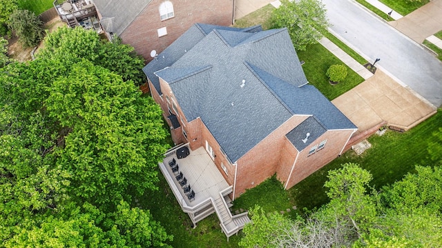 1308 Beech Hollow Dr, Nashville, TN 37211 - view from above of property