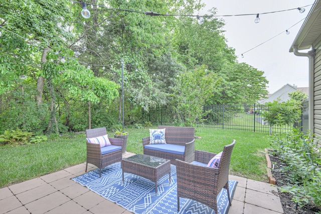 1008 Beverly Ln, Spring Hill, TN 37174 - view of patio with an outdoor hangout area