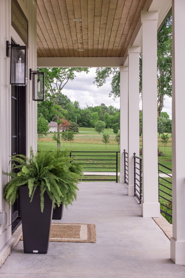 2576 Goose Creek Byp, Franklin, TN 37064 - view of patio / terrace with a porch