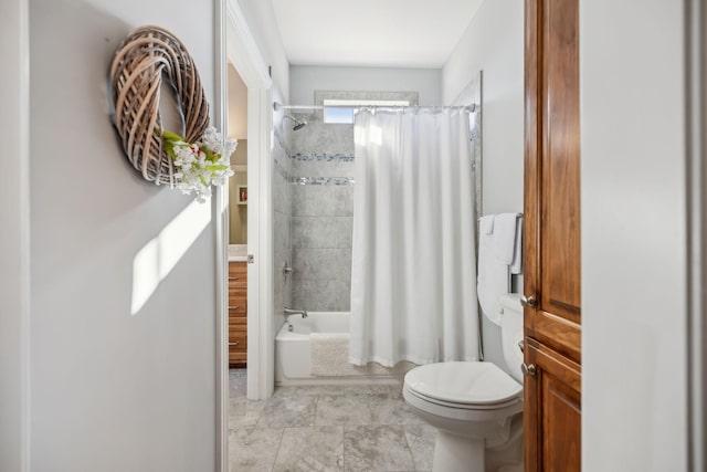 6611 Arno College Grove Rd, College Grove, TN 37046 - full bath with toilet and shower / bath combination with curtain