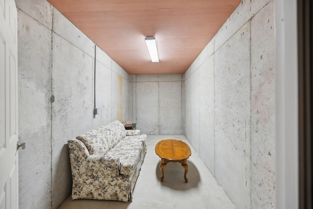6611 Arno College Grove Rd, College Grove, TN 37046 - sitting room featuring concrete floors