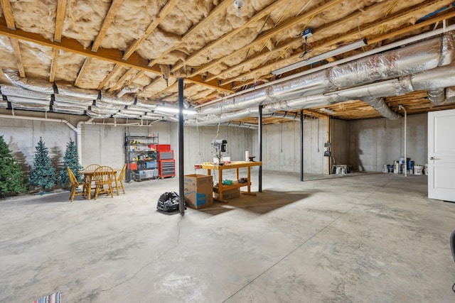6611 Arno College Grove Rd, College Grove, TN 37046 - view of unfinished basement