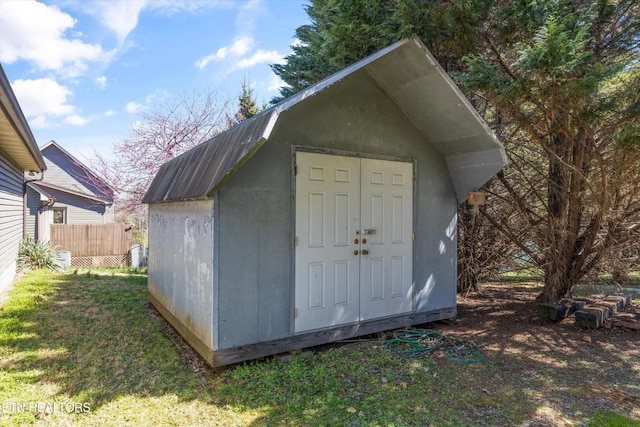 338 Lindsey Mill Cir, Rocky Top, TN 37769 - view of shed with fence