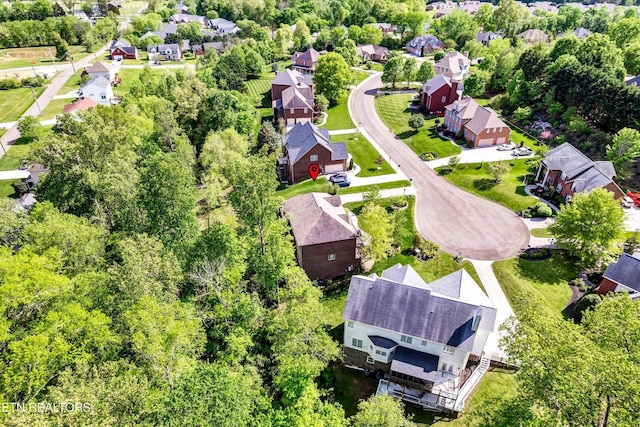 5606 Bridgehampton Dr, Powell, TN 37849 - aerial view of residential area