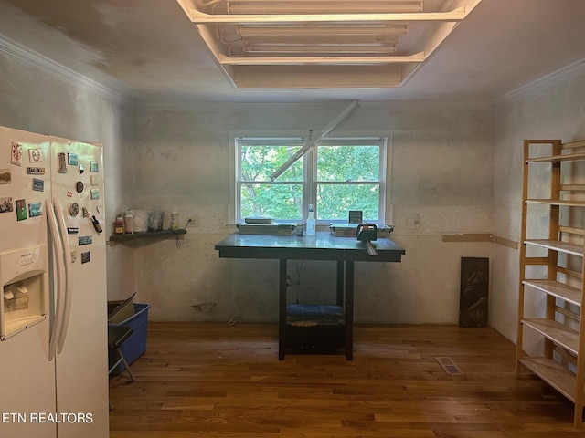 1939 Pinewood Cv, Cleveland, TN 37312 - home office with wood finished floors and crown molding