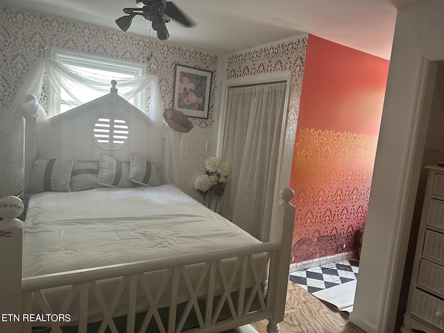 1939 Pinewood Cv, Cleveland, TN 37312 - bedroom featuring wallpapered walls