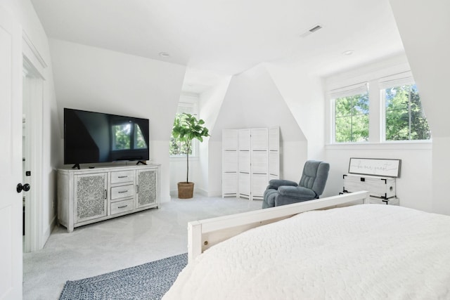 bedroom with carpet flooring