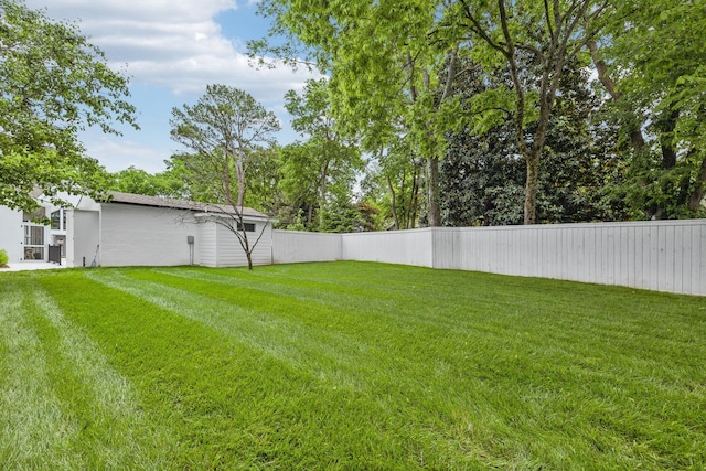 view of yard