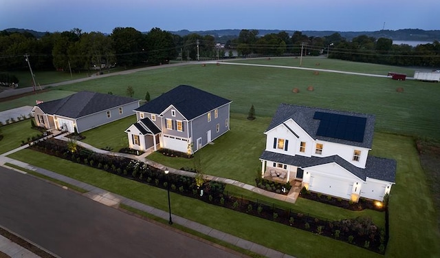 aerial view of property and surrounding area