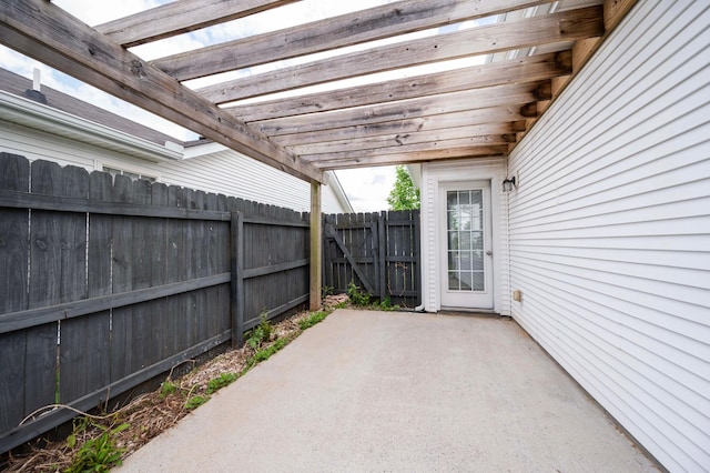 2642 Sewanee Pl, Murfreesboro, TN 37128 - view of patio / terrace featuring fence and a pergola