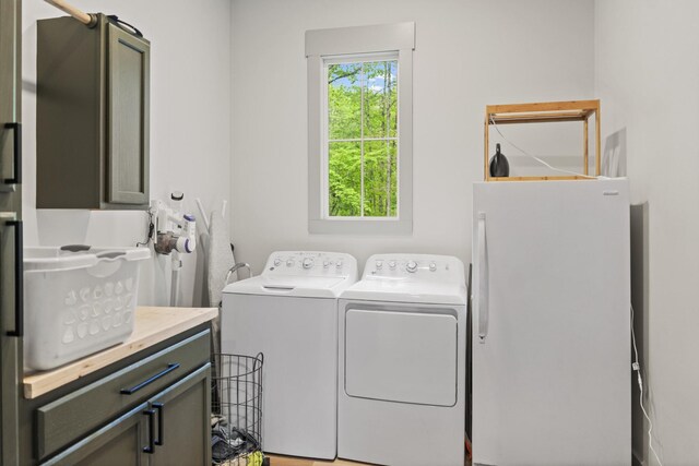 12684 US Highway 41, Tracy City, TN 37387 - laundry area featuring cabinet space and washer and dryer