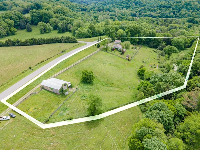 2046 Scribners Mill Rd, Culleoka, TN 38451 - view of rural area featuring property parcel outlined and agricultural land