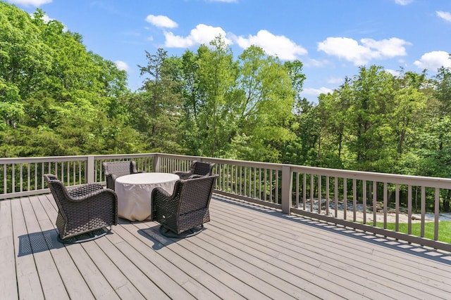 304 Cedar Hollow Ct, Lebanon, TN 37087 - wooden deck featuring outdoor dining space