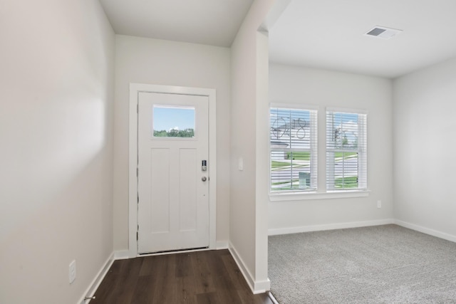 4621 Winslet Dr, Smyrna, TN 37167 - entryway with baseboards and dark wood-type flooring