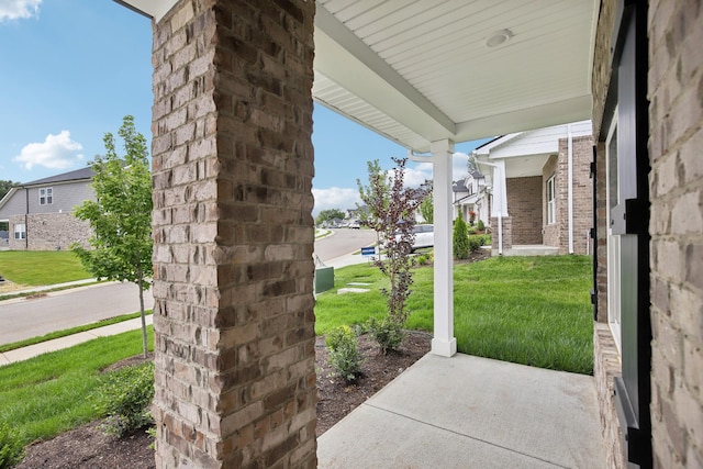 4621 Winslet Dr, Smyrna, TN 37167 - covered porch with a lawn