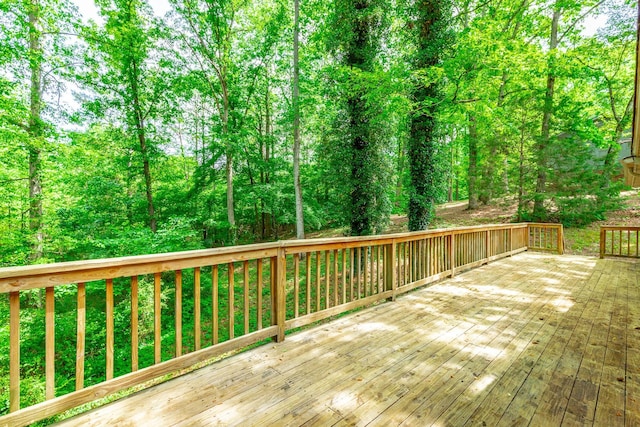 view of deck