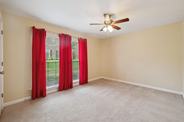 2130 River Chase Dr, Murfreesboro, TN 37128 - carpeted empty room with a ceiling fan and baseboards