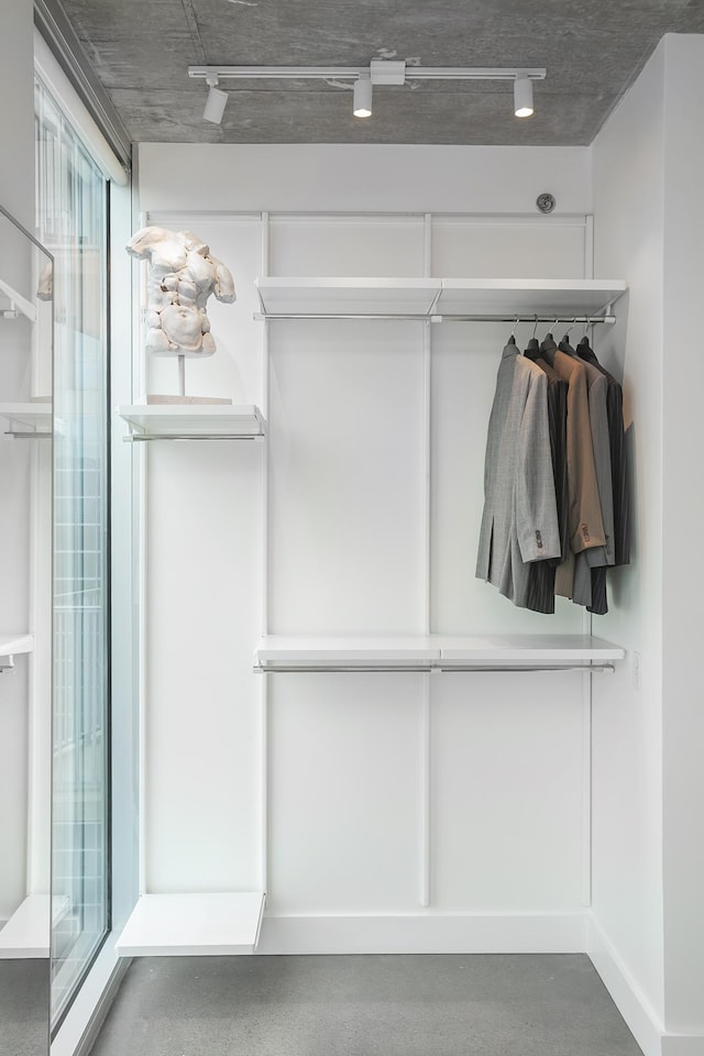view of closet
