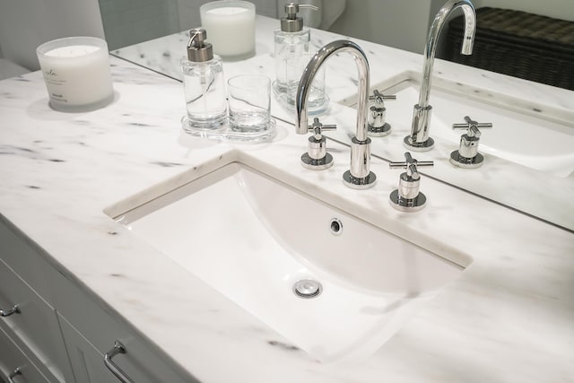 bathroom view of a sink