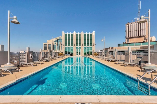 community pool featuring a patio