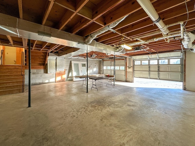 311 Locust St, Alexandria, TN 37012 - below grade area with stairway