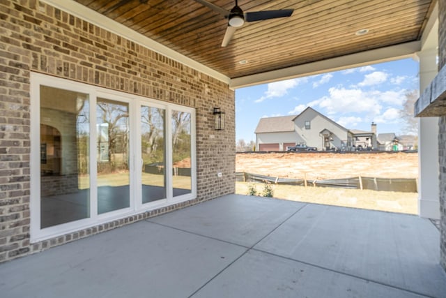 1709 Martha Washington Way, Murfreesboro, TN 37130 - view of patio / terrace with ceiling fan