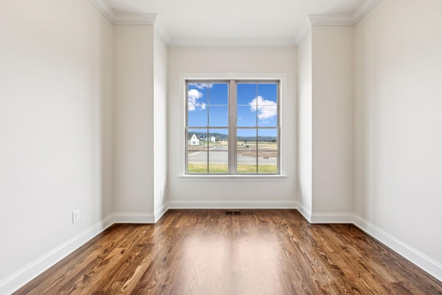 1900 Martha Washington Way, Murfreesboro, TN 37130 - empty room with dark wood-type flooring, ornamental molding, and baseboards