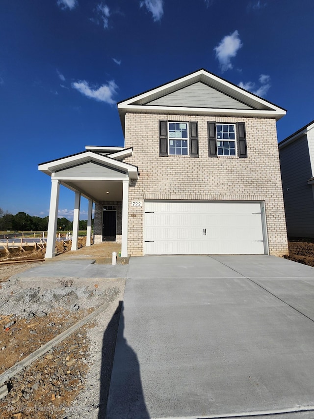 722 Walleye Way, Antioch, TN 37013 - view of front of home with brick siding, driveway, and a garage