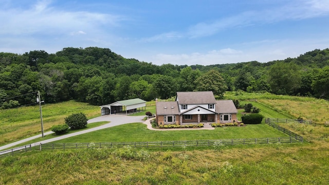 1361 Madison Creek Rd, Goodlettsville, TN 37072 - aerial view of sparsely populated area featuring a forest