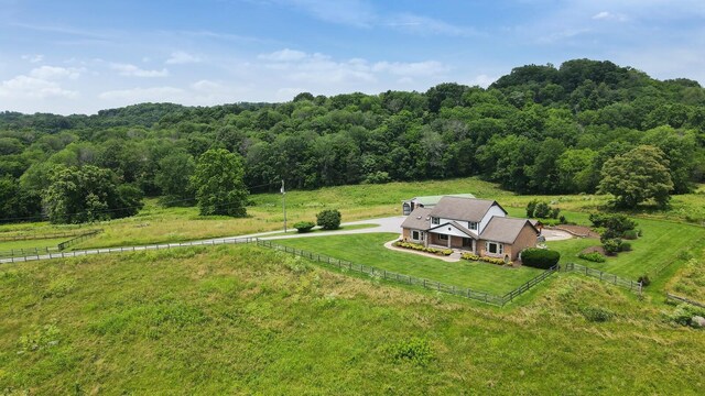 1361 Madison Creek Rd, Goodlettsville, TN 37072 - overview of rural landscape featuring a forest