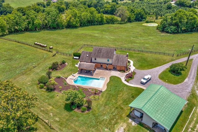 1361 Madison Creek Rd, Goodlettsville, TN 37072 - overview of rural landscape featuring a pool
