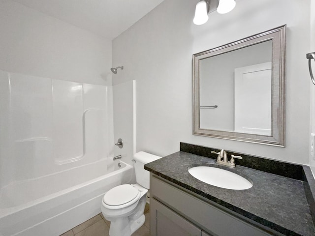 1117 Bandini Ct, Lascassas, TN 37085 - full bathroom with toilet, vanity, tile patterned flooring, and bathtub / shower combination