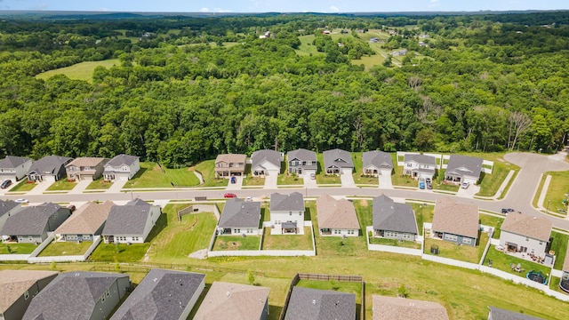 1063 Holland Ridge Way, Lebanon, TN 37090 - aerial view of residential area featuring a forest