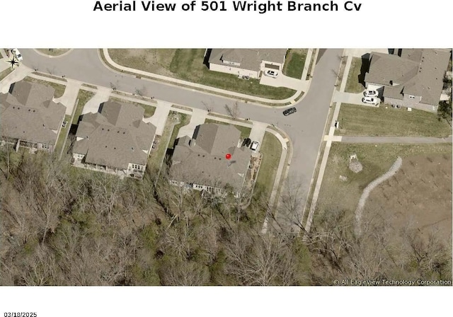 501 Wright Branch Cv, Hermitage, TN 37076 - aerial overview of property's location
