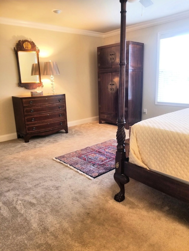 501 Wright Branch Cv, Hermitage, TN 37076 - bedroom with carpet, crown molding, and baseboards