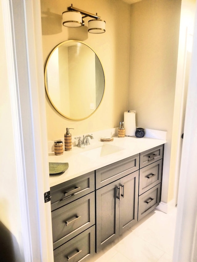 501 Wright Branch Cv, Hermitage, TN 37076 - bathroom featuring vanity and tile patterned flooring