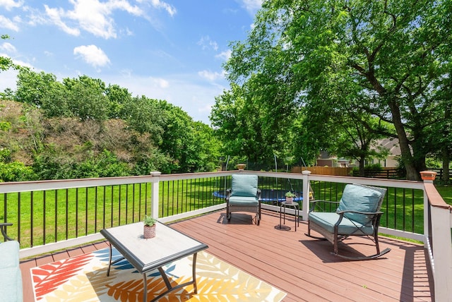 view of deck