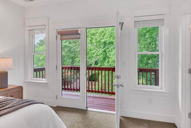 525B Stevenson St, Nashville, TN 37209 - carpeted bedroom with access to exterior
