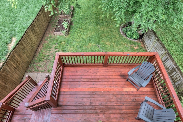 525B Stevenson St, Nashville, TN 37209 - view of wooden terrace