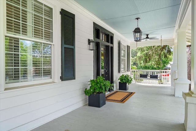 view of patio / terrace featuring a porch