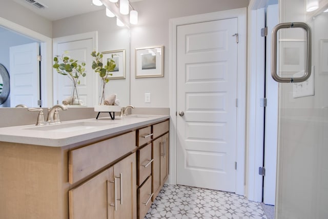 5211 Gladecress Ln, Hermitage, TN 37076 - full bath with double vanity and tile patterned floors
