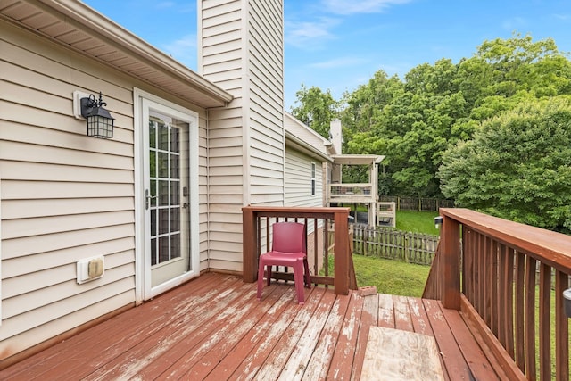 view of deck