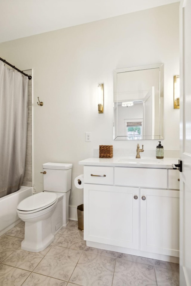 1224 Adams St, Franklin, TN 37064 - full bath featuring toilet, vanity, and shower / bath combo
