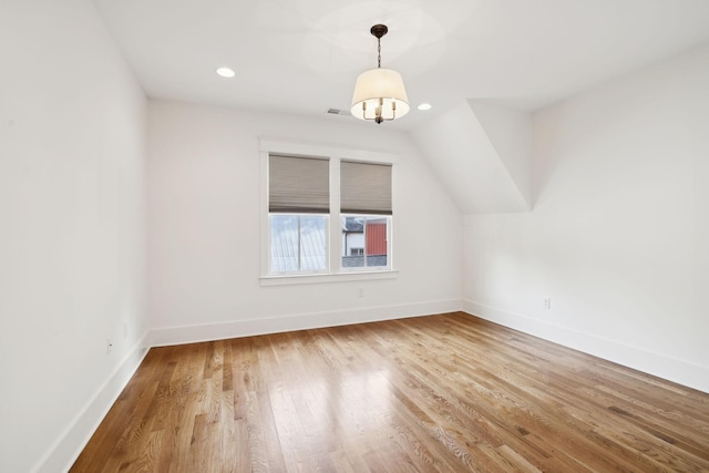 1224 Adams St, Franklin, TN 37064 - bonus room with baseboards, wood finished floors, and recessed lighting